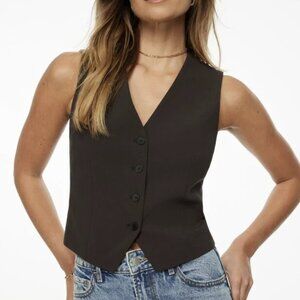 Dynamite Millie Tailored Four Button Vest